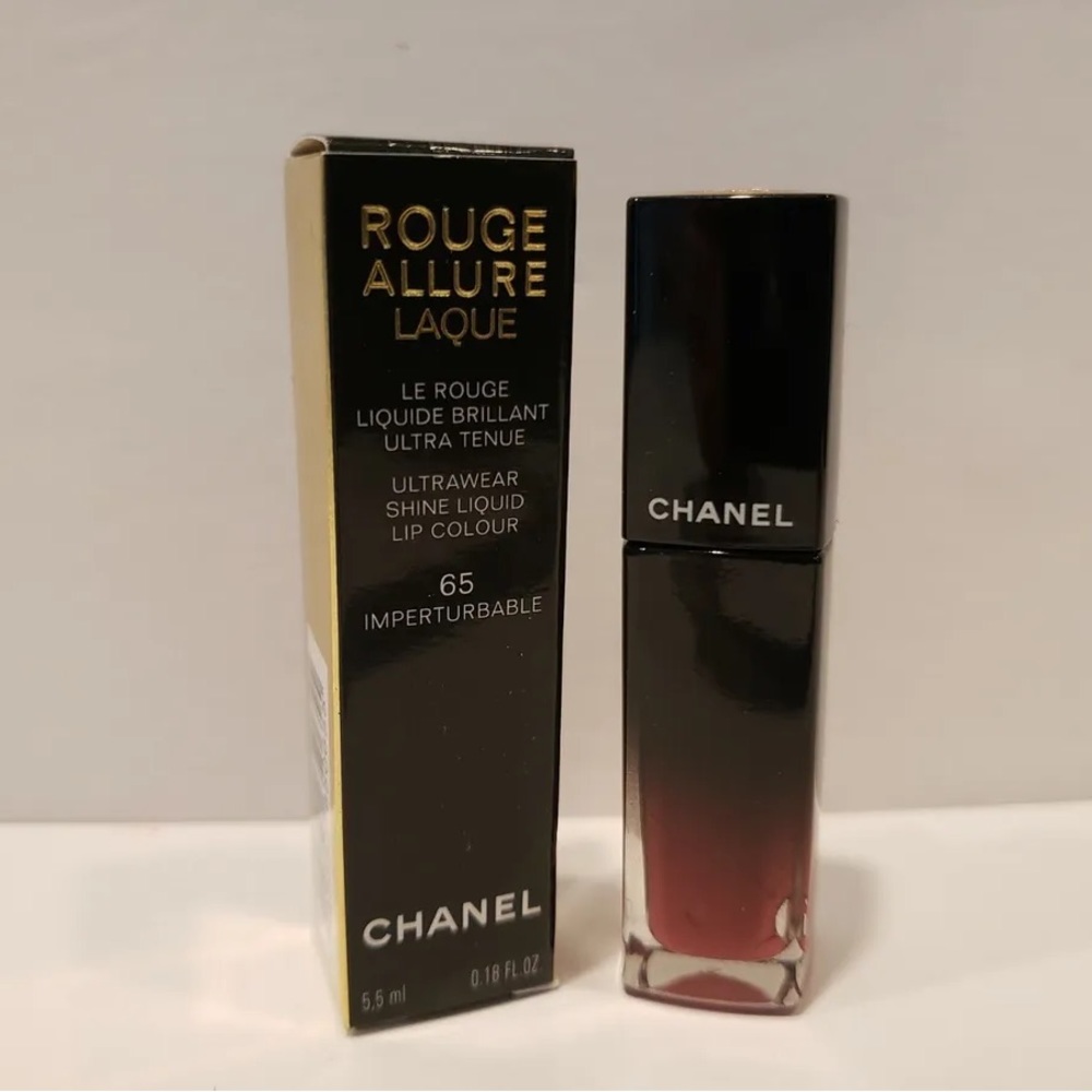 Chanel ROUGE ALLURE LAQUE Ultrawear Shine Liquid Lip Colour 65 imperturbable